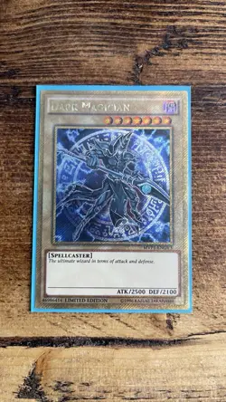 Yugioh - Dark Magician - Gold Secret Rare - MVP1-ENGV3 - Image 1
