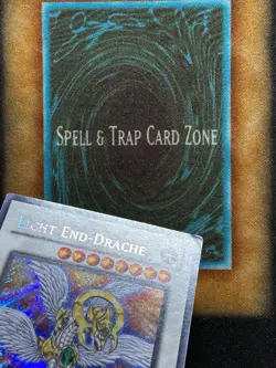 Yugioh Light End Dragon RGBT-EN091 Secret Rare 1st Ed GERMAN MP - Image 2