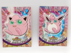 TOPPS Pokemon series Trading Cards 1999 - Jigglypuff, Wigglytuff #39,40 - Image 1