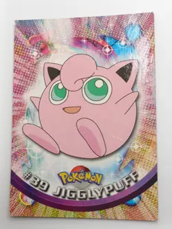 TOPPS Pokemon series Trading Cards 1999 - Jigglypuff, Wigglytuff #39,40 - Image 3