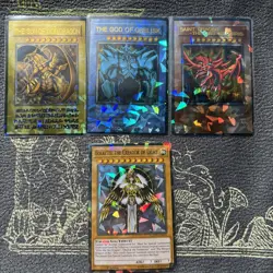 Yugioh Egyptian Gods Full Set Waifu Card Girl Holo Anime Yugioh Rare YCS WCS - Image 1