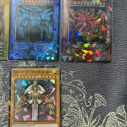 Yugioh Egyptian Gods Full Set Waifu Card Girl Holo Anime Yugioh Rare YCS WCS - Image 3