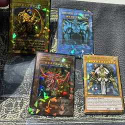 Yugioh Egyptian Gods Full Set Waifu Card Girl Holo Anime Yugioh Rare YCS WCS - Image 5