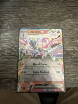 Pokemon TCG Ceruledge ex Card 270 HP Holo Rare Trading Card Game - Image 1