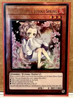 Ash Blossom & Joyous Spring [RA04-EN025] Ultimate Rare Alt Art Mint YuGiOh! Card - Image 1
