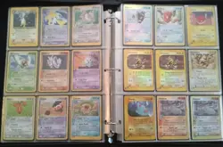Pokemon Card Vintage Lot With Binder, 75 Holo, 18 Reverse Holo WOTC (Desc) - Image 5