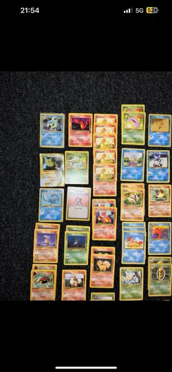 Pokemon Original Base Cards 1999 Bundle 89 Cards Inc-Gyarados Charmander Squirtl - Image 2