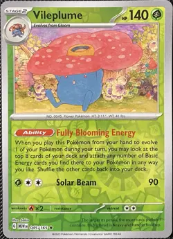 Vileplume 045/165 Sv: Scarlet & Violet 151 Reverse Holo - Pokemon Card - Image 1