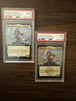 Graded 67 Magic The Gathering X Avatar Katara The Fearless Promo Card SDCC 2025 - Image 1