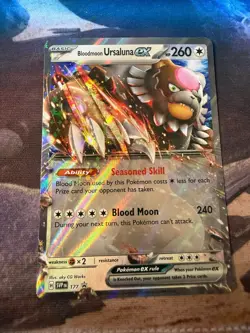 Bloodmoon Ursaluna ex 177 Sv: Scarlet & Violet Promo Cards Holo - Image 1