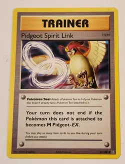 Pidgeot Spirit Link Evolutions Series Pokemon Card 81/108 good condition - Image 1