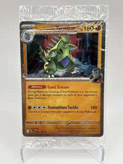 Team Rocket's Tyranitar (Pokemon Center Exclusive) 096/182 Miscellaneous Cards & - Image 1