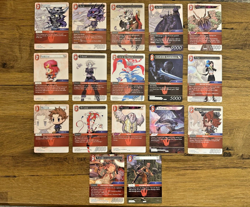 Final Fantasy TCG Trading Card Opus 23 Full COMMON RARE HERO Non-Foil Play Set - Image 2