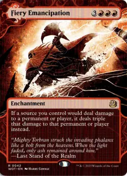 Fiery Emancipation R Wilds of Eldraine: Enchanting Tales 42 NM - Image 1