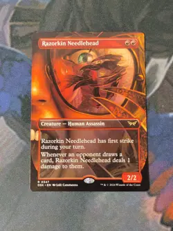 Razorkin Needlehead - Borderless | 7% Off 2+ | Duskmourn | NM | MTG - Image 1