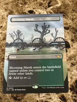 BLOOMING MARSH Magic MTG Outlaws of Thunder Junction Borderless - Image 1
