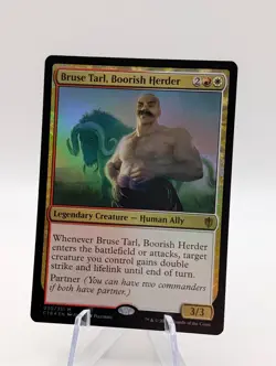Magic the Gathering | Bruse Tarl, Boorish Herder | Foil | NM/LP - Image 1
