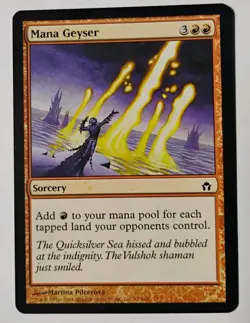 Mana Geyser MTG, Fifth Dawn, Red Sorcery, LP+ - Image 1