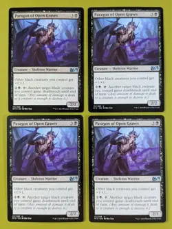 Paragon of Open Graves x4 Magic 2015 M15 4x Playset Magic the Gathering MTG - Image 1