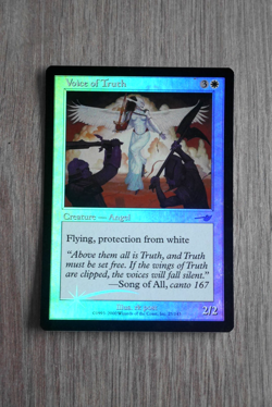 Carte Magic MTG - VOICE OF TRUTH - anglaise - Image 1