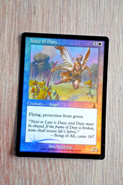 Carte Magic MTG - VOICE OF DUTY - anglaise - Image 1