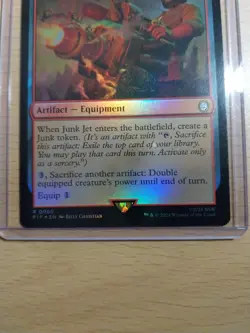 Junk Jet Foil Rare, Fallout #060, MTG Magic The Gathering - Image 3