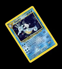 2000 Pokemon Neo Genesis KINGDRA HOLO (SWIRL) 8/111 RARE LP! - Image 1