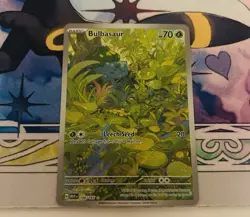 Pokemon TCG S&V 151 Bulbasaur Holo Card 166/165 SIR English - Image 3