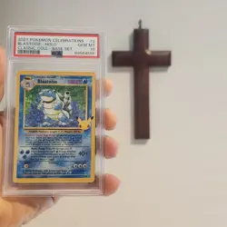 2021 Pokemon Celebrations Blastoise Holo PSA 10 2/102 - Image 3