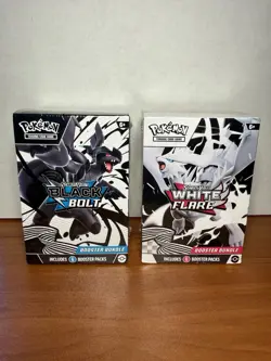 Lot of 2 - Pokemon TCG Black Bolt & White Flare Booster Bundles (SEALED) - Image 1