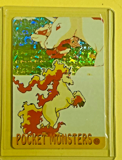 RAPIDASH ARKANINE Pocket Monster Vending Machine Prism Stickers 2000 - Pokemon - Image 1