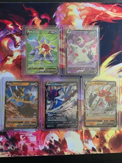 Pokemon Astral Radiance V Lot X5 NM Statmie V 166/189 Hisuian Typhlosion V 53 - Image 1