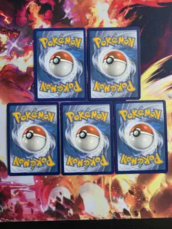 Pokemon Astral Radiance V Lot X5 NM Statmie V 166/189 Hisuian Typhlosion V 53 - Image 4