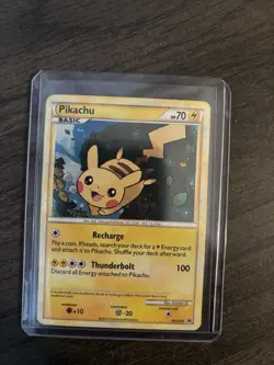 Pokemon TCG - PIKACHU Holo Black Star Promo HGSS03 - Vintage Rare 2010 NM!! ⚡ - Image 1