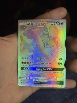 Pokemon TCG Charizard GX (Secret) 150/147 Sm-Burning Shadows Holo Rainbow - Image 1