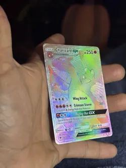 Pokemon TCG Charizard GX (Secret) 150/147 Sm-Burning Shadows Holo Rainbow - Image 4