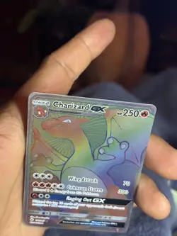 Pokemon TCG Charizard GX (Secret) 150/147 Sm-Burning Shadows Holo Rainbow - Image 5