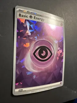 2024 Pokemon Scarlet Violet SVE Energy Psychic 13 Holographic Holo Cracked ice - Image 2