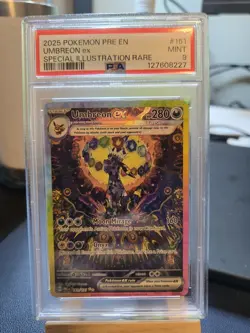 Umbreon EX 161/131 Prismatic Evolutions Holo PSA 9 Pokemon TCG Mint - Image 1
