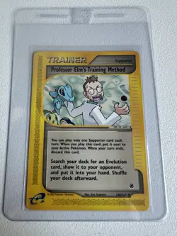 Professor Elm’s Training Method 148/165 Expedition WOTC Vintage Pokemon - Image 1
