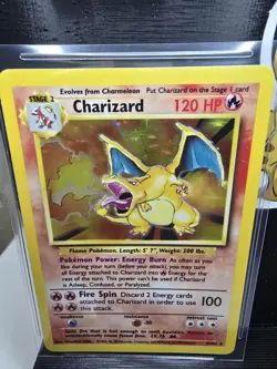 1999 Pokemon Base Set Unlimited Charizard 4/102 Holo NM-MINT Condition - Image 2