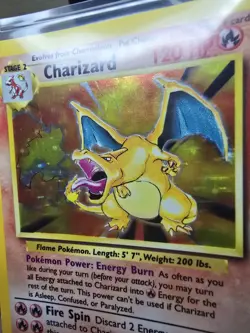 1999 Pokemon Base Set Unlimited Charizard 4/102 Holo NM-MINT Condition - Image 4