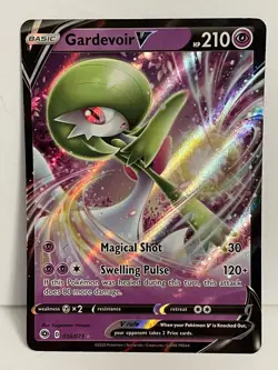 Pokemon TCG Champion's Path Gardevoir V Holo Rare 016/073 NM - Image 1