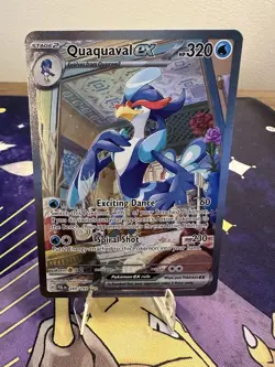 Pokemon TCG Quaquaval EX Scarlet & Violet Paldea Evolved Holo Card 260/193 - Image 1