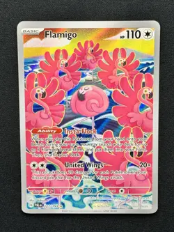 Pokemon Paldea Evolved Flamingo Illustration Rare Holo Card 227/193 TCG NM - Image 1