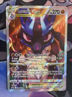Pokemon Lucario VSTAR SWSH291 SWSH: Sword & Shield Promo Cards Holo NM - Image 1