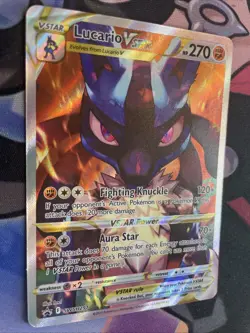 Pokemon Lucario VSTAR SWSH291 SWSH: Sword & Shield Promo Cards Holo NM - Image 2