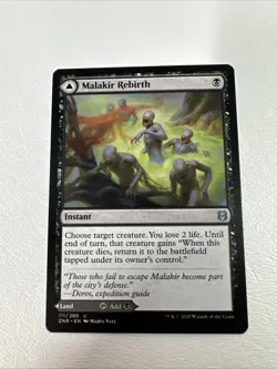 Malakir Rebirth / Mire - Regular #111 Uncommon NM Zendikar Rising - Image 1