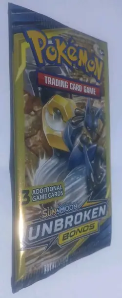 Pokemon Sun & Moon Unbroken Bonds 3 Card Booster Pack Art Set Lot Of 4 Packs! - Image 5