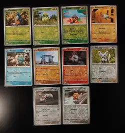 10 Yuka Morii Style Pokemon Cards Reverse Holo In English - Image 1